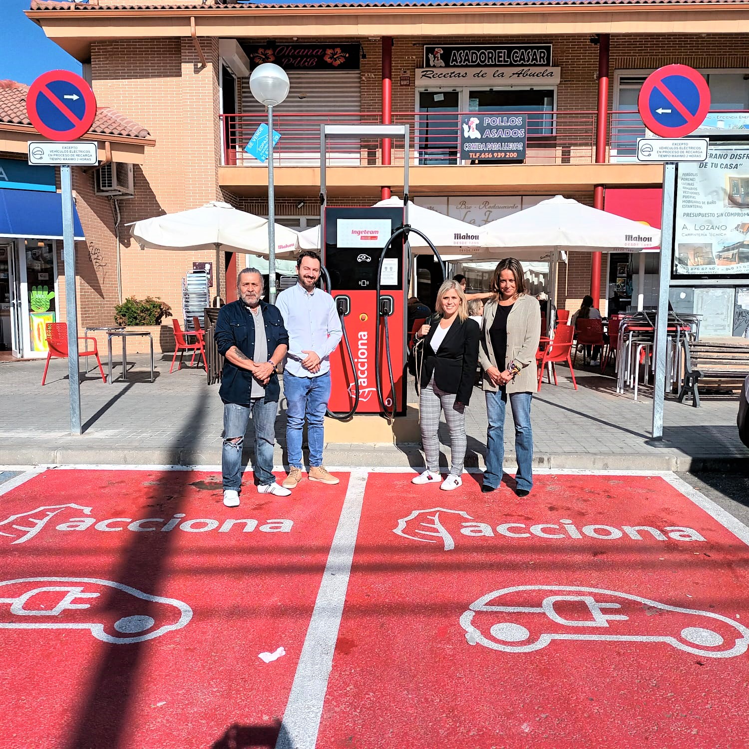 Puntos de recarga de vehiclulos eléctricos
